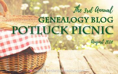 The 3rd Annual Genealogy Blog Potluck Picnic: Blogger’s Choice